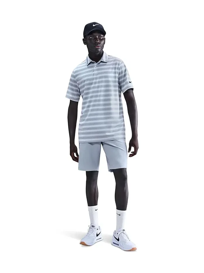 Поло Nike Dri-FIT Good Polo Short Sleeve Stripe — изображение 2 из 5, белый/белый/черный