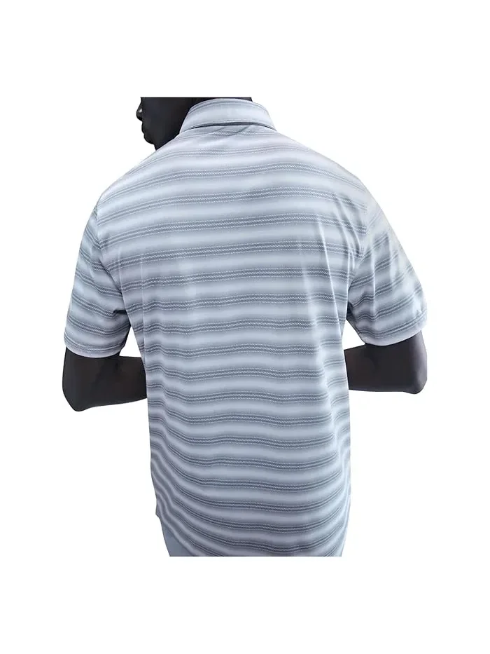 Поло Nike Dri-FIT Good Polo Short Sleeve Stripe — изображение 5 из 5, белый/белый/черный