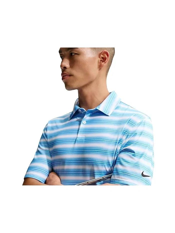 Футболка-поло Dri-FIT Good Polo Nike — изображение 4 из 5, синий/белый/черный