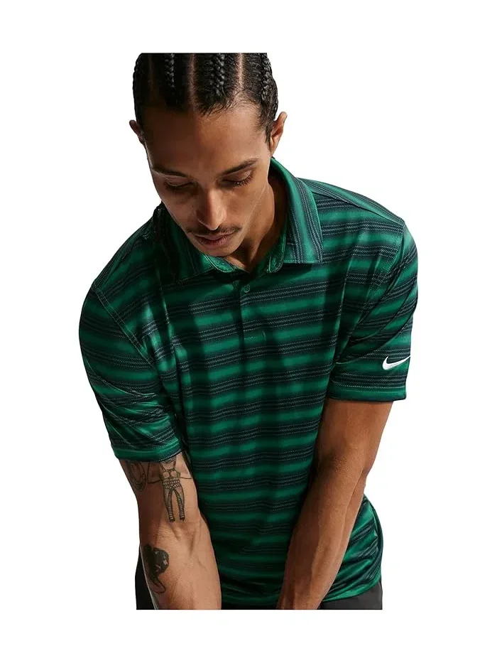 Поло Nike Dri-FIT Good с коротким рукавом полоска — изображение 5 из 5, белый