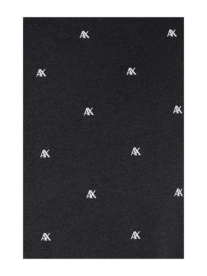 Пoлo с принтом All Over Logo Armani Exchange — изображение 5 из 5, глубокий темно-синий