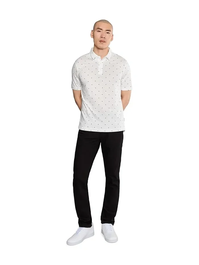 Пolo Armani Exchange All Over Logo — изображение 2 из 5, белый