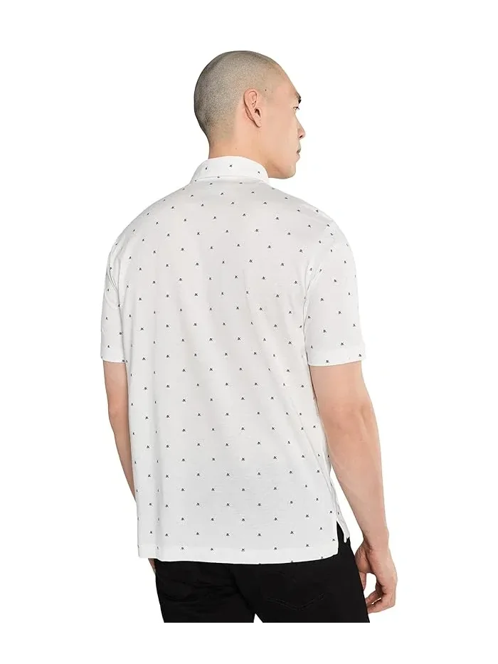 Пolo Armani Exchange All Over Logo — изображение 4 из 5, белый