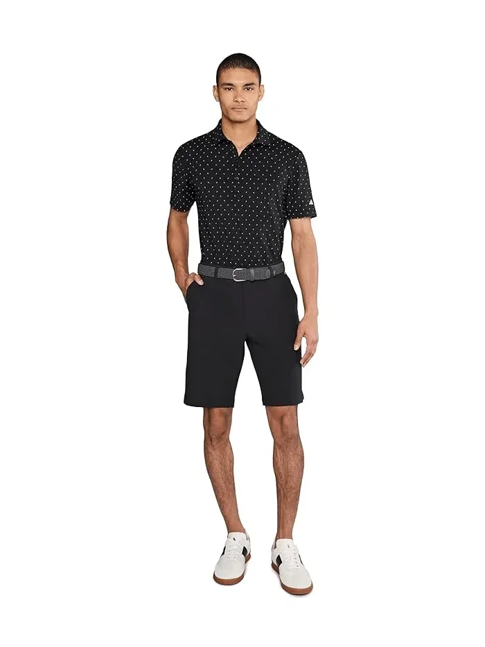 Поло Ultimate365+ Mirco Print Adidas Golf — изображение 2 из 5, черный/белый