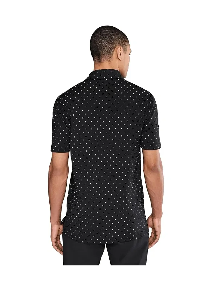 Поло Ultimate365+ Mirco Print Adidas Golf — изображение 4 из 5, черный/белый