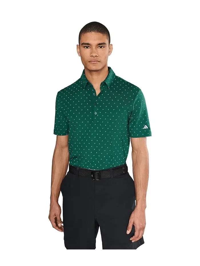 Поло Adidas Golf Ultimate365+ Micro Print