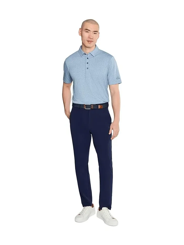 Поло Adidas Golf Ultimate365+ Go-To Print — изображение 2 из 5, голубой