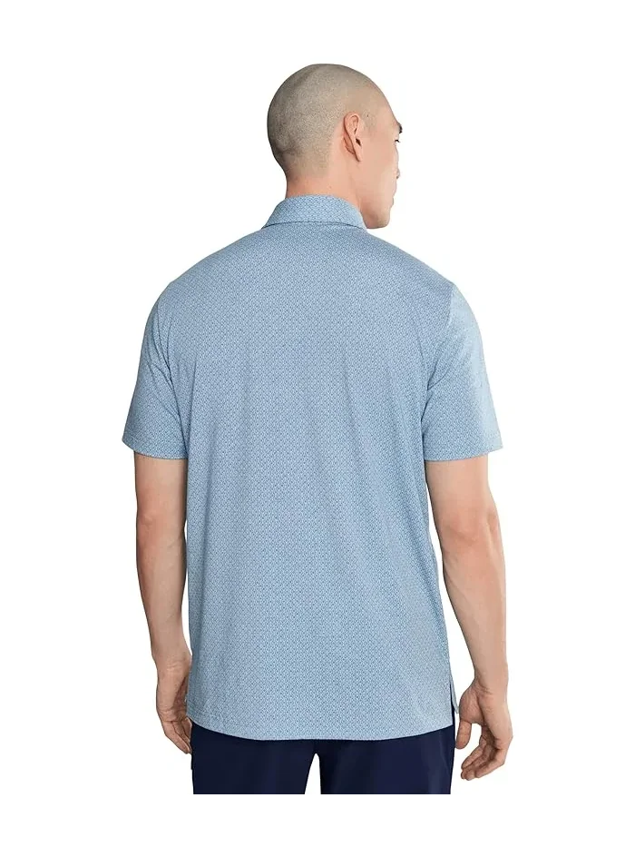 Поло Adidas Golf Ultimate365+ Go-To Print — изображение 4 из 5, голубой
