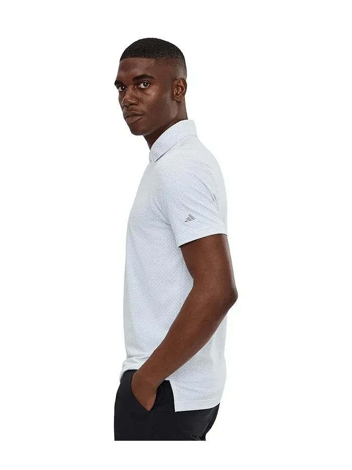 Поло Adidas Golf Ultimate365+ Go-To Print — изображение 3 из 5, белый/серый
