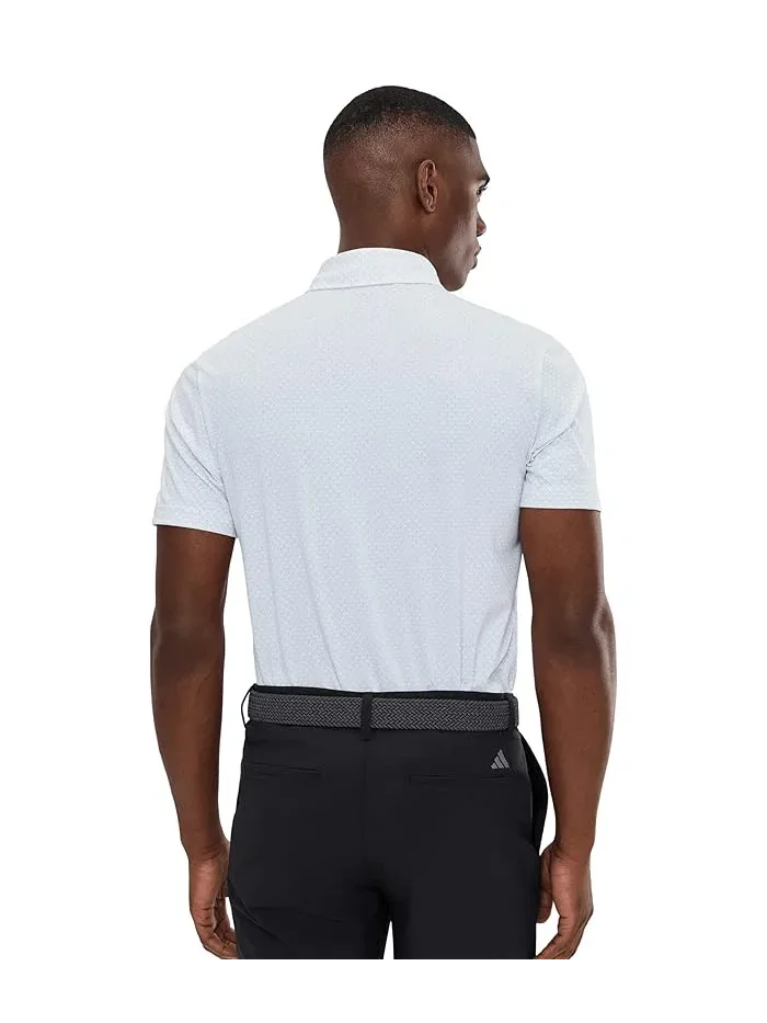 Поло Adidas Golf Ultimate365+ Go-To Print — изображение 4 из 5, белый/серый