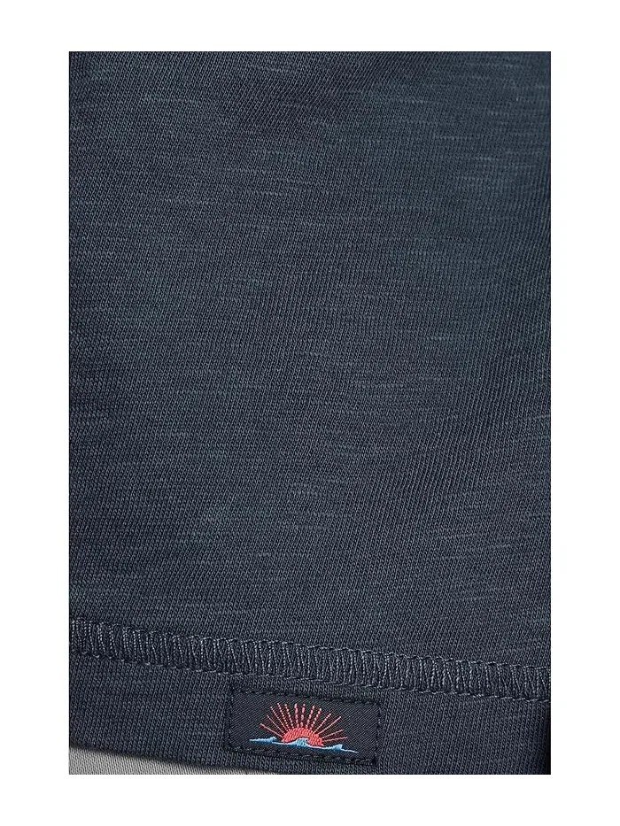 Футболка поло Faherty Sunwashed Henley — изображение 5 из 5, темно-синий