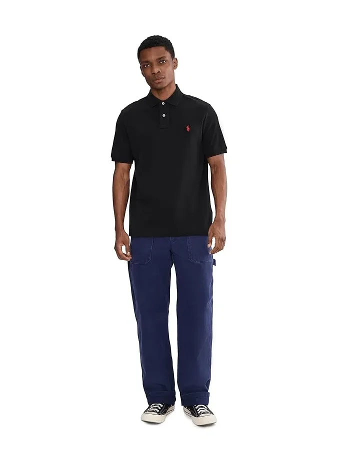 Поло Polo Ralph Lauren The Iconic Mesh Polo Shirt — изображение 2 из 5, черный