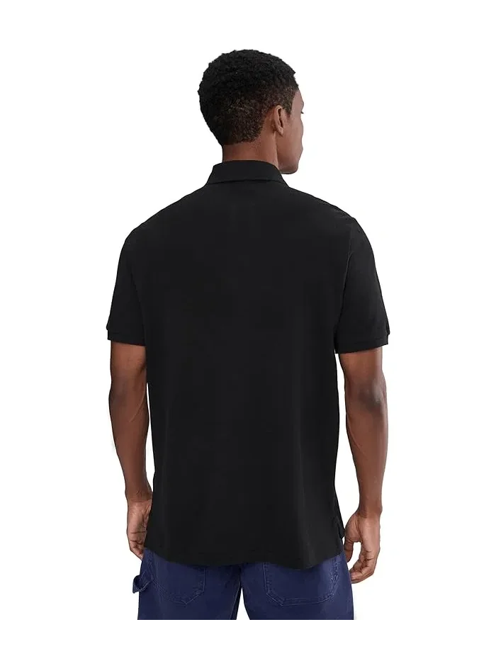 Поло Polo Ralph Lauren The Iconic Mesh Polo Shirt — изображение 4 из 5, черный