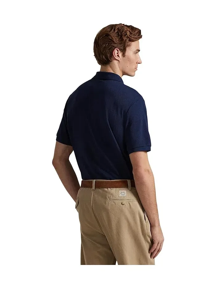 Поло Polo Ralph Lauren The Iconic Mesh Polo Shirt — изображение 3 из 4, темно-синий