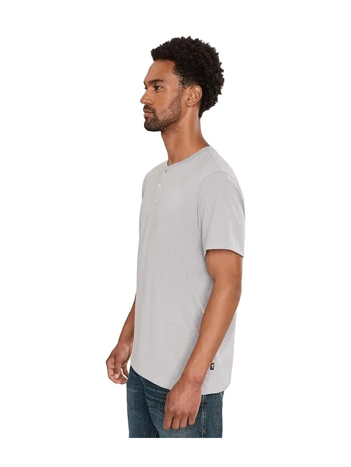 Футболка с коротким рукавом и планкой Tri-Blend Henley The North Face — изображение 3 из 5, светлый серый