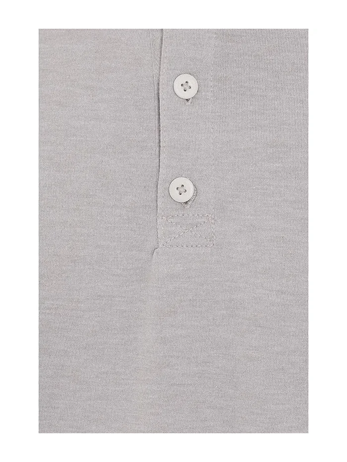 Футболка с коротким рукавом и планкой Tri-Blend Henley The North Face — изображение 5 из 5, светлый серый
