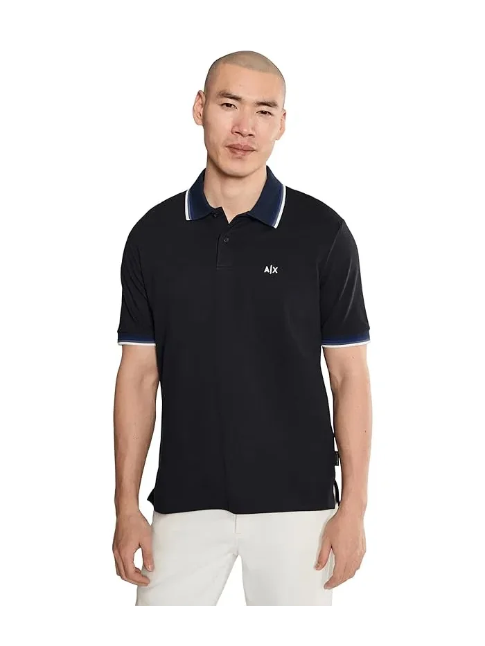 Поло Armani Exchange Cotton Piquet Logo