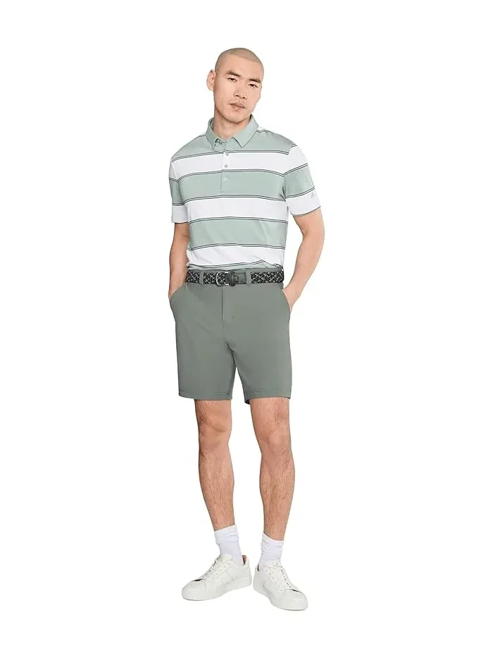 Футболка поло с полосками Ultimate365+ Jumbo Stripe CLIMACOOL Adidas Golf — изображение 2 из 5, белый
