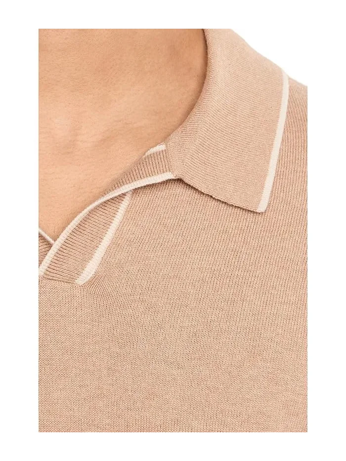 Свитер поло с коротким рукавом Comfort Stretch L.L.Bean — изображение 5 из 5, хаки