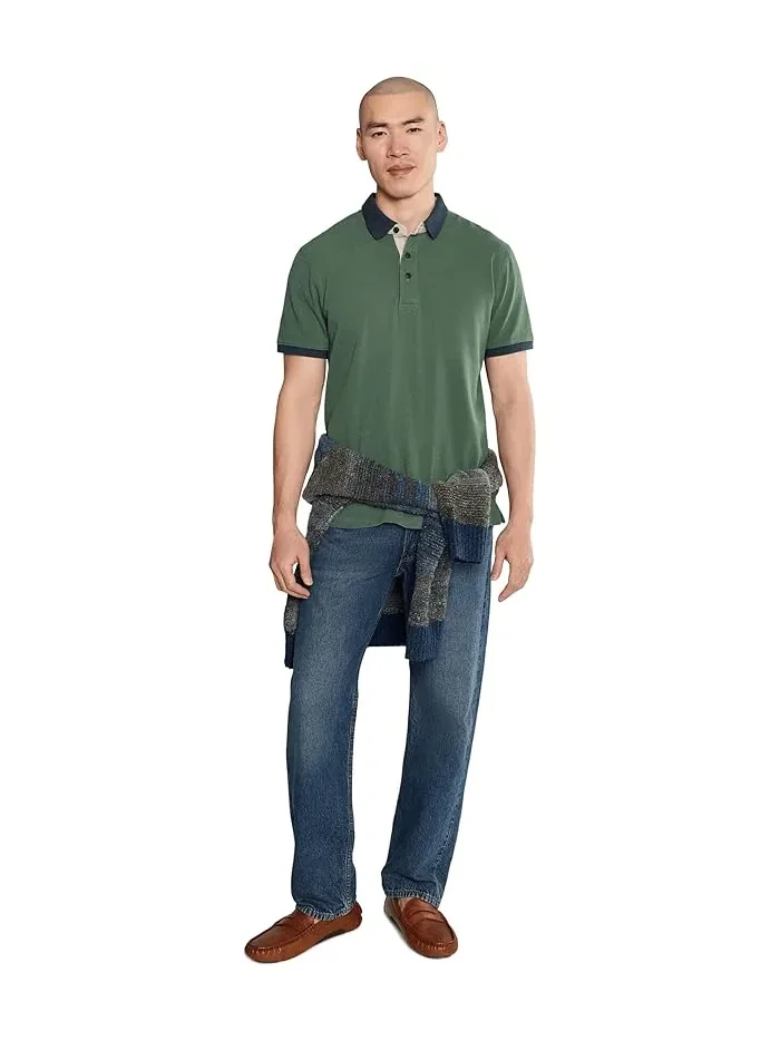 Поло Casco Bay Rugged Short Sleeve L.L.Bean — изображение 2 из 5, зеленый