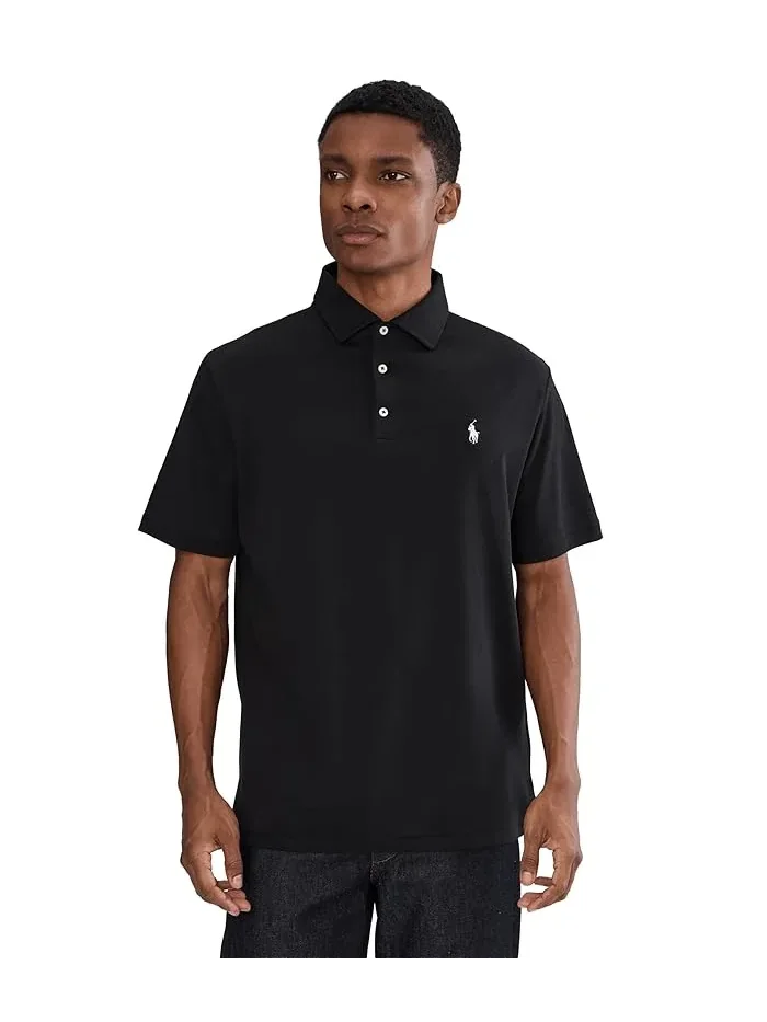 Поло Ralph Lauren Classic Fit Soft Cotton — изображение 1 из 5, черный