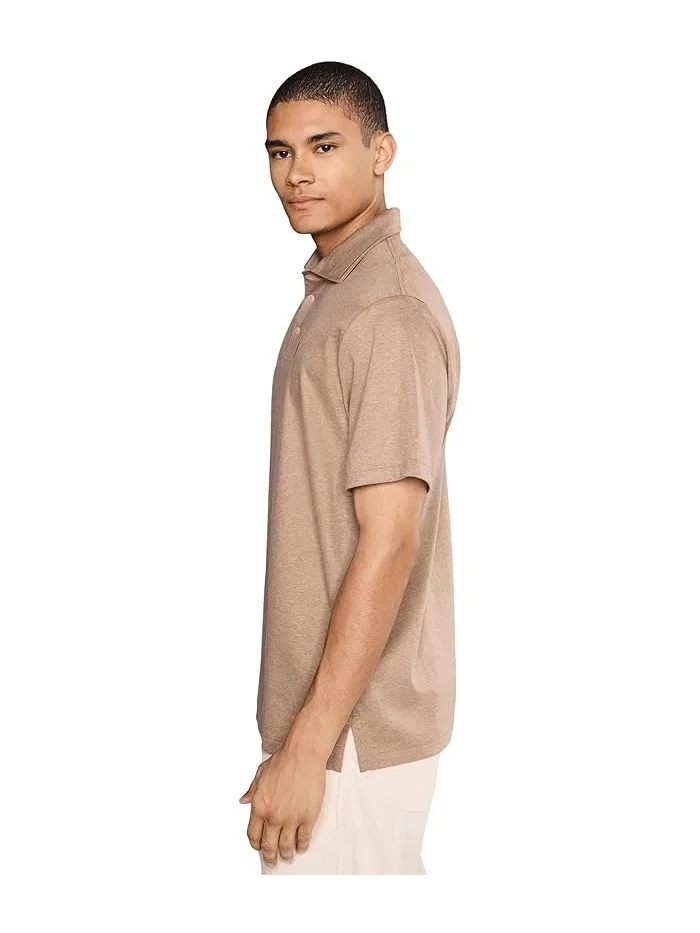 Футболка поло Classic Fit Soft Cotton Polo Ralph Lauren — изображение 3 из 5, коричневый