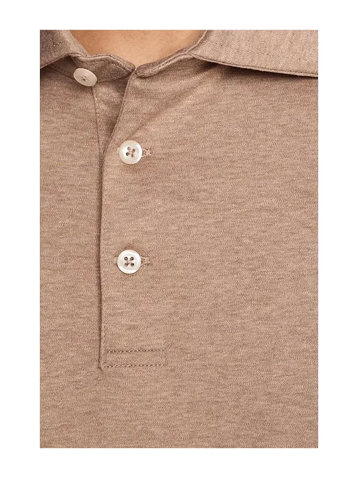 Футболка поло Classic Fit Soft Cotton Polo Ralph Lauren — изображение 5 из 5, коричневый