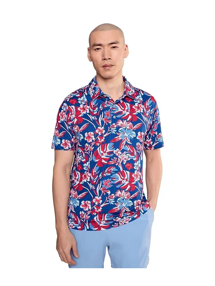 Поло Chubbies The Star Spangled Bloom Chubbies — синий