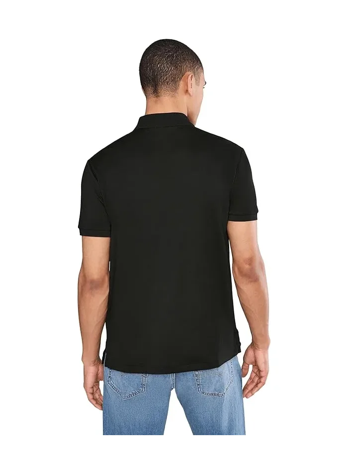Поло Polo Ralph Lauren хлопок Custom Slim Fit Soft Cotton — изображение 4 из 5, темно-синий