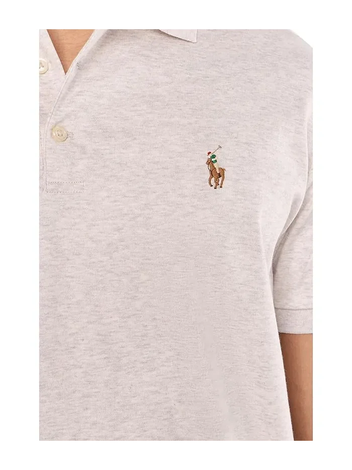 Поло Polo Ralph Lauren Custom Slim Fit Soft Cotton, State Heather — изображение 5 из 5, этер