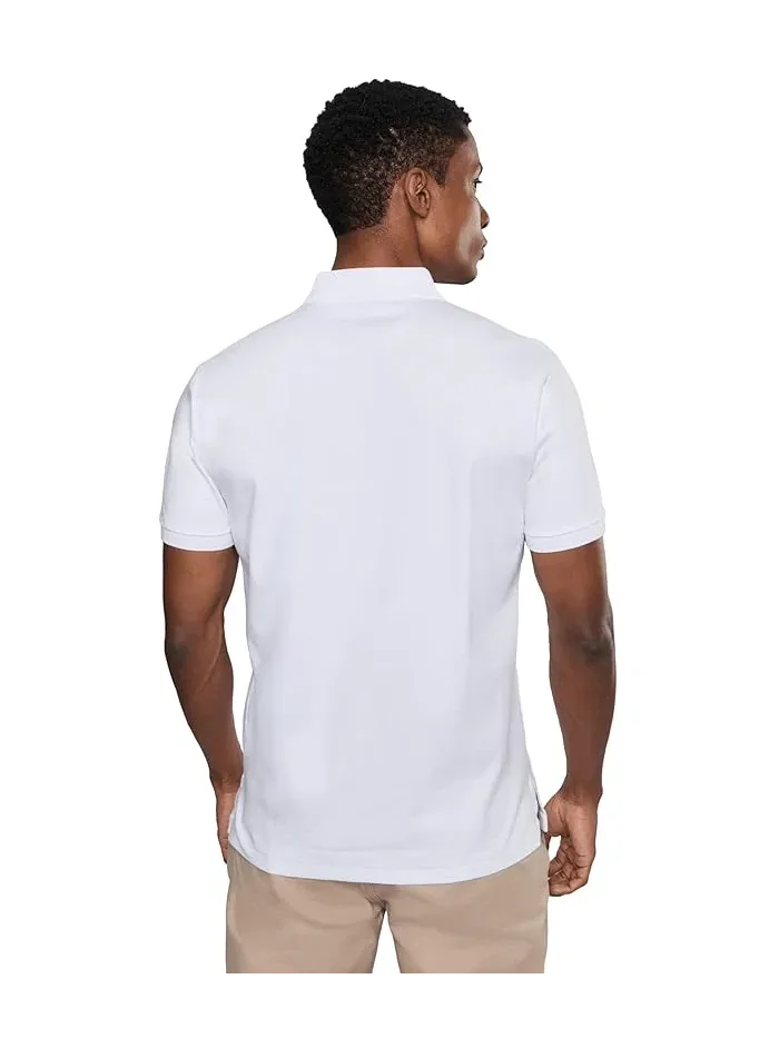 Поло Custom Slim Fit Soft Cotton Polo Ralph Lauren — изображение 4 из 5, белый