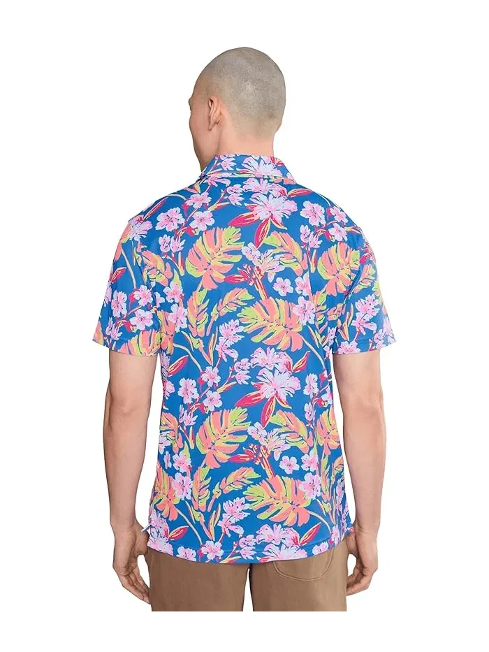 Поло Chubbies The Garden Glow Chubbies — изображение 4 из 5, синий