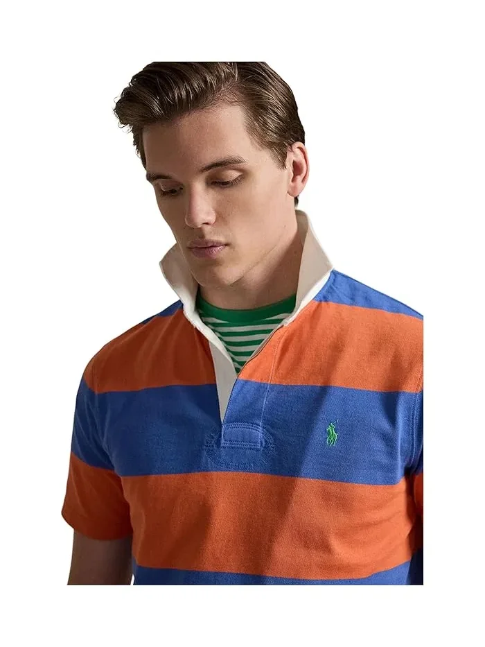 Футболка поло классическая короткий рукав Polo Ralph Lauren, Solar Sky/Modern Royal — изображение 4 из 5, синий