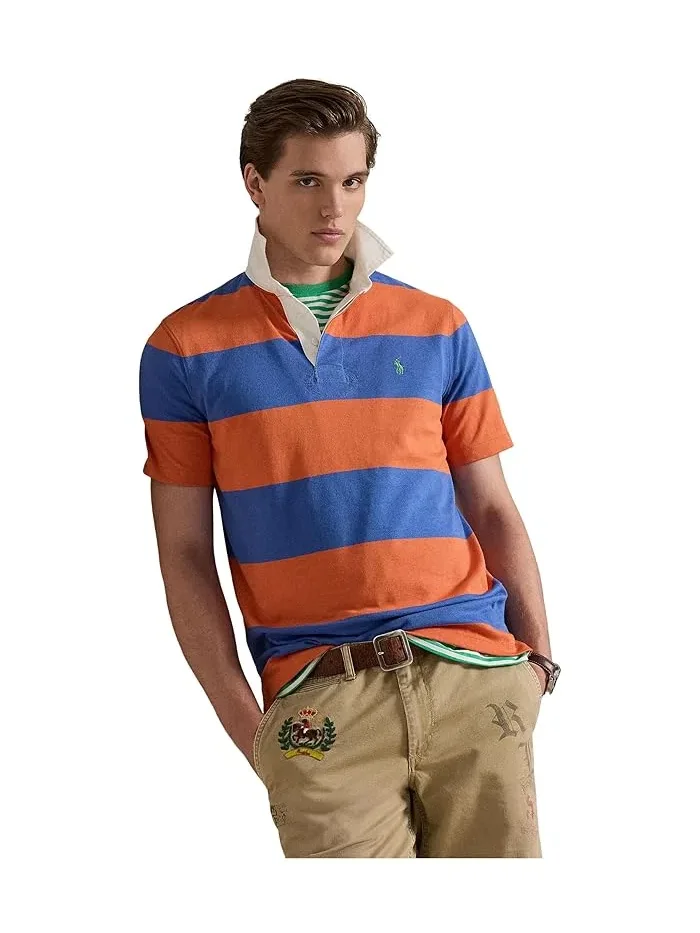 Футболка поло классическая короткий рукав Polo Ralph Lauren, Solar Sky/Modern Royal — изображение 5 из 5, синий
