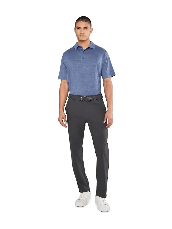 Поло Callaway Heather Jacquard — изображение 2 из 5, серый