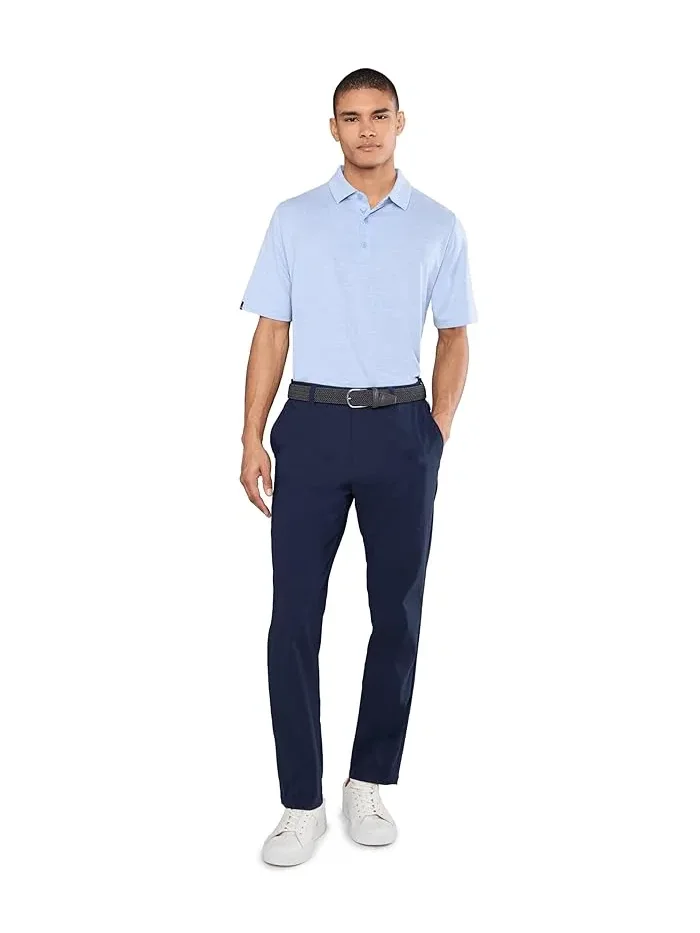 Поло Callaway Heather Jacquard — изображение 2 из 5, синий