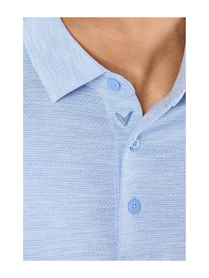 Поло Callaway Heather Jacquard — изображение 5 из 5, синий