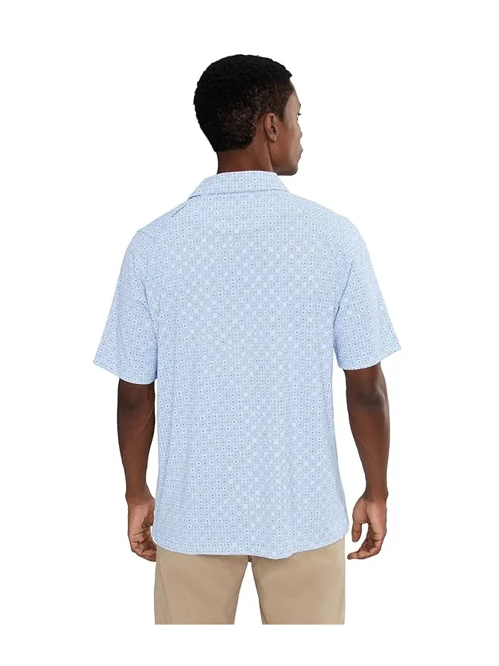 Футболка поло Golf Foulard Printed Polo Callaway — изображение 4 из 5, синий
