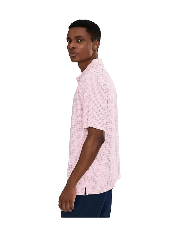 Футболка Foulard Printed Polo Callaway — изображение 3 из 5, розовый