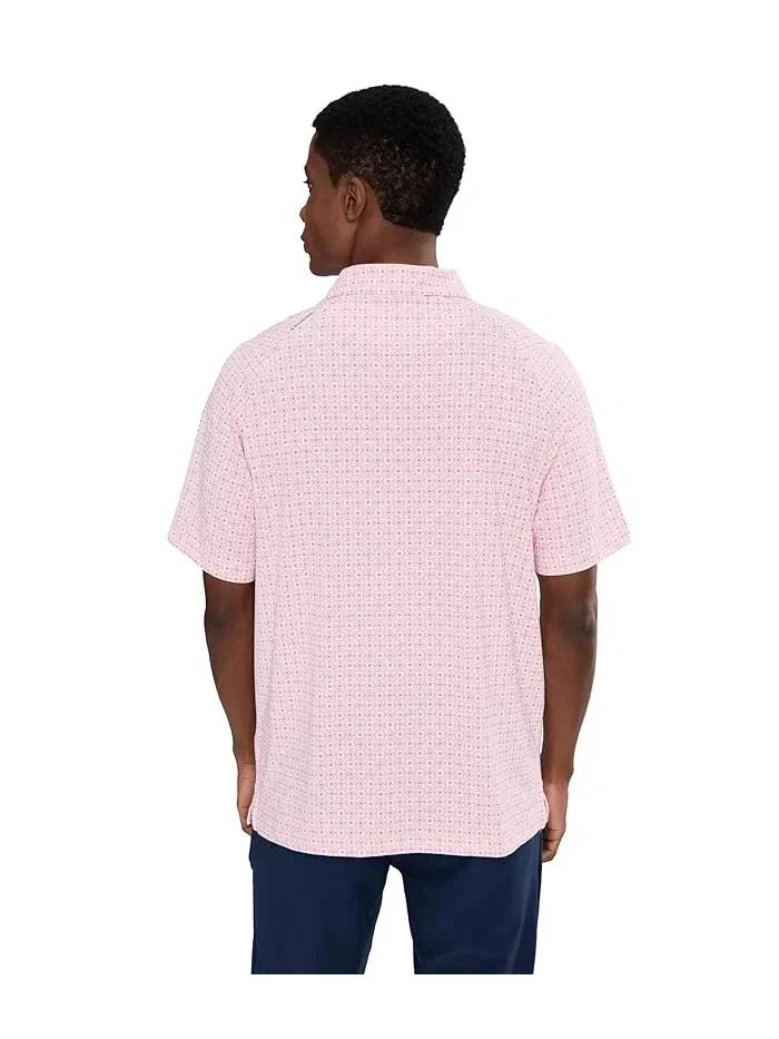 Футболка Foulard Printed Polo Callaway — изображение 4 из 5, розовый