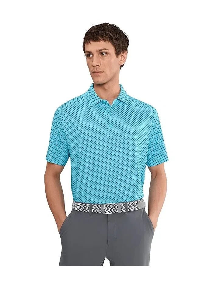 Поло Callaway Trademark Golf Printed Polo — изображение 1 из 5, синий