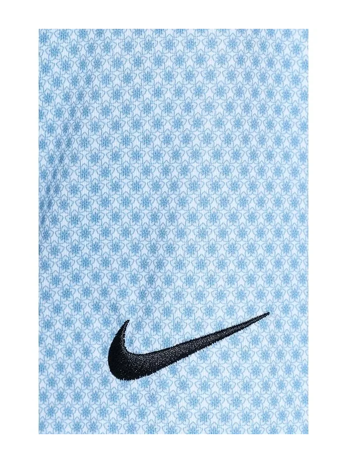 Поло Nike Dri-FIT Good Polo Short Sleeve Floral — изображение 5 из 5, белый/синий/черный