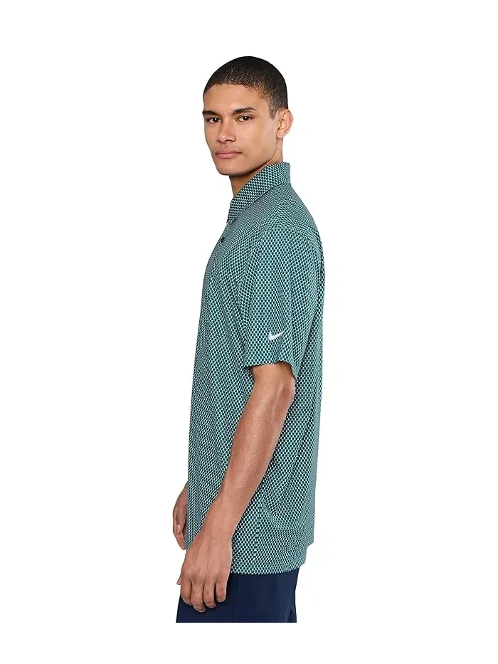 Футболка поло Dri-FIT Good Floral Nike — изображение 3 из 5, темно-синий/белый