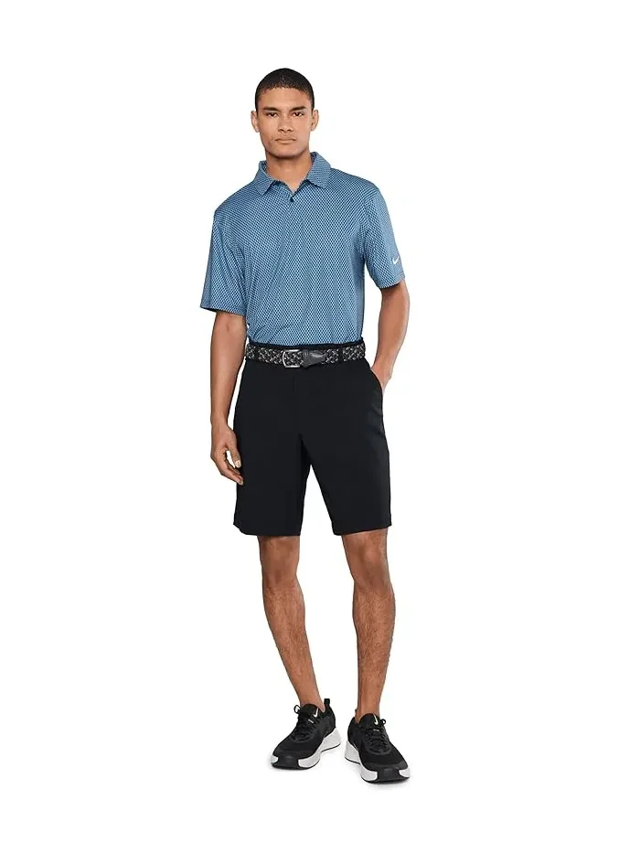 Поло Nike Dri-FIT Good Polo Short Sleeve Floral — изображение 2 из 5, синий/темно-синий/белый