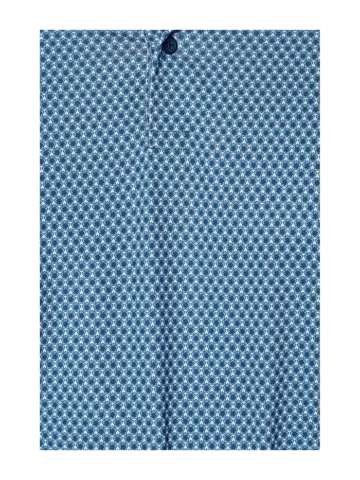 Поло Nike Dri-FIT Good Polo Short Sleeve Floral — изображение 5 из 5, синий/темно-синий/белый