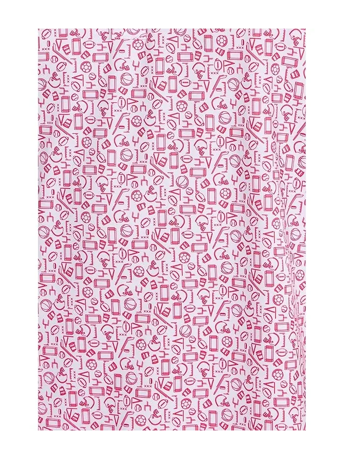 Мужское поло Game Day Multi-sport Print Johnston & Murphy — изображение 5 из 5, красный