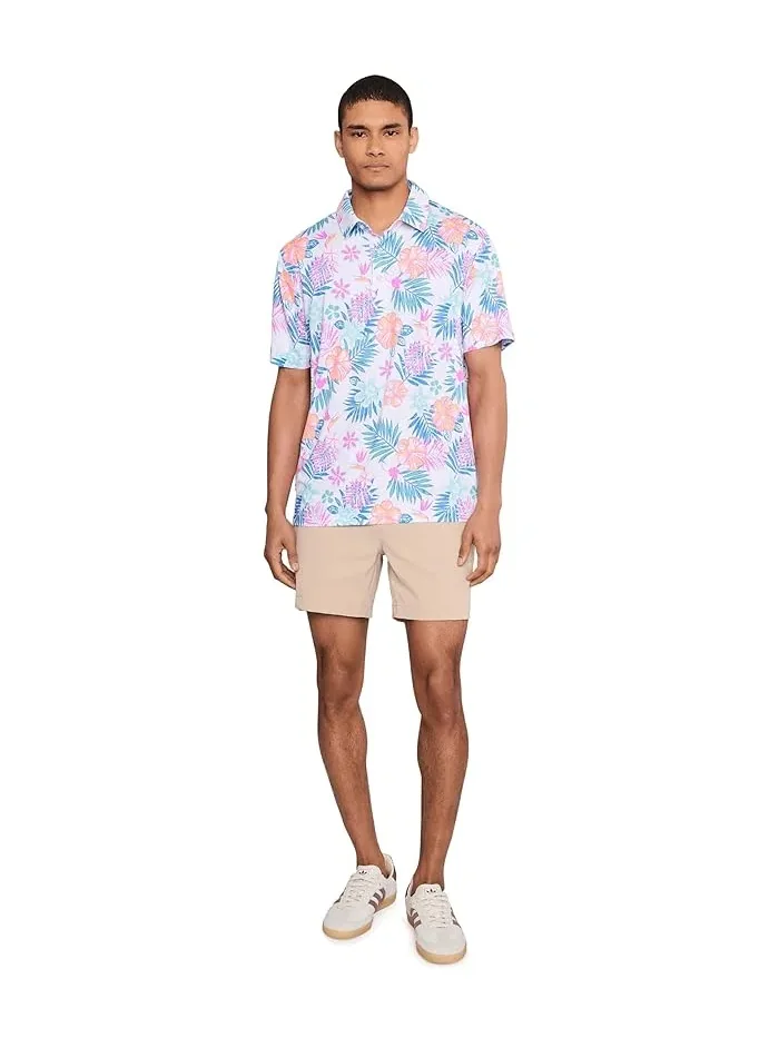 Поло Chubbies The Tropic Like Its Hot — изображение 2 из 5, белый