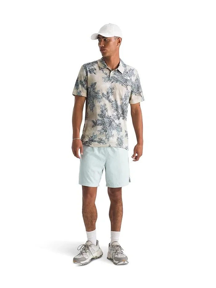 Футболка-поло Adventure Polo Printed The North Face — изображение 2 из 3, зеленый