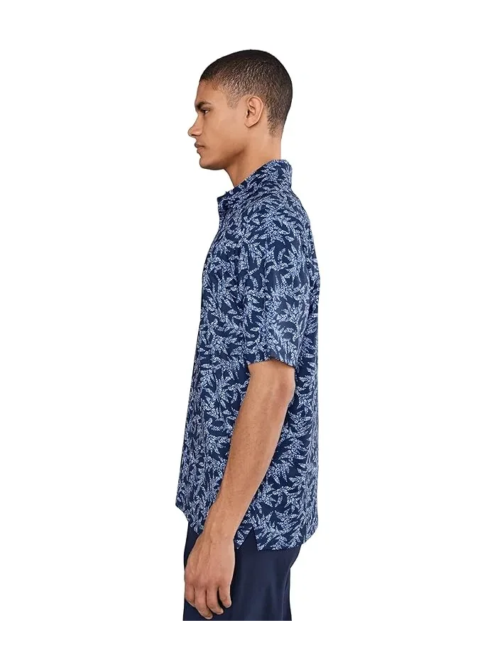 Поло Callaway Chev Botanical Print, Peacoat — изображение 3 из 5, ботанический
