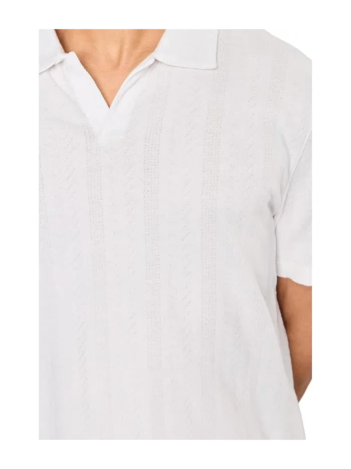Поло John Varvatos Zion Polo K6171f26 — изображение 5 из 5, серебристый
